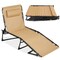 Best Choice Products Patio Chaise Lounge Chair, Outdoor Portable Adjustable Pool Recliner w/ Pillow